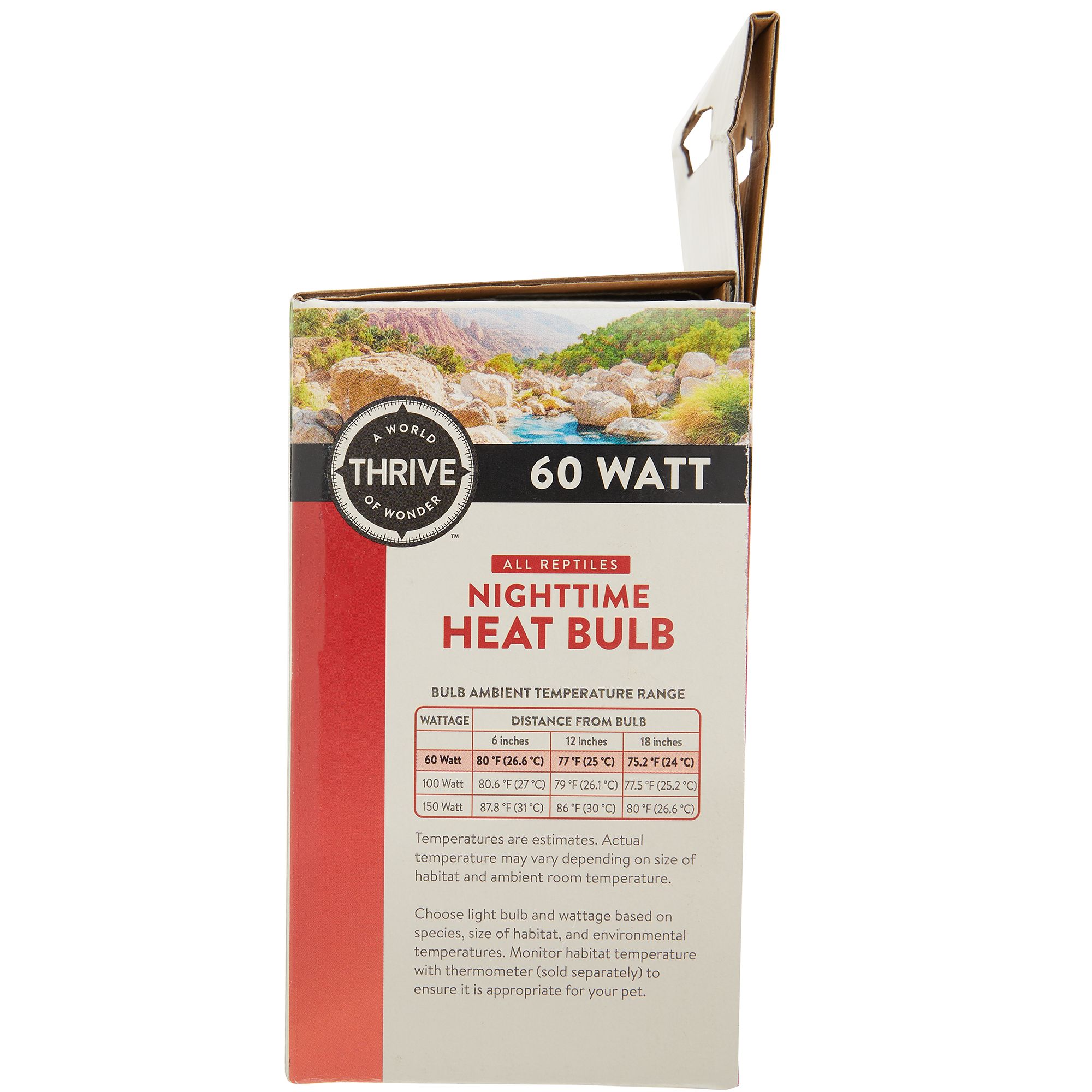 Thrive Reptile Nighttime Heat Bulb - Reptile Heat Bulb - 60-100W - thumbnail 2