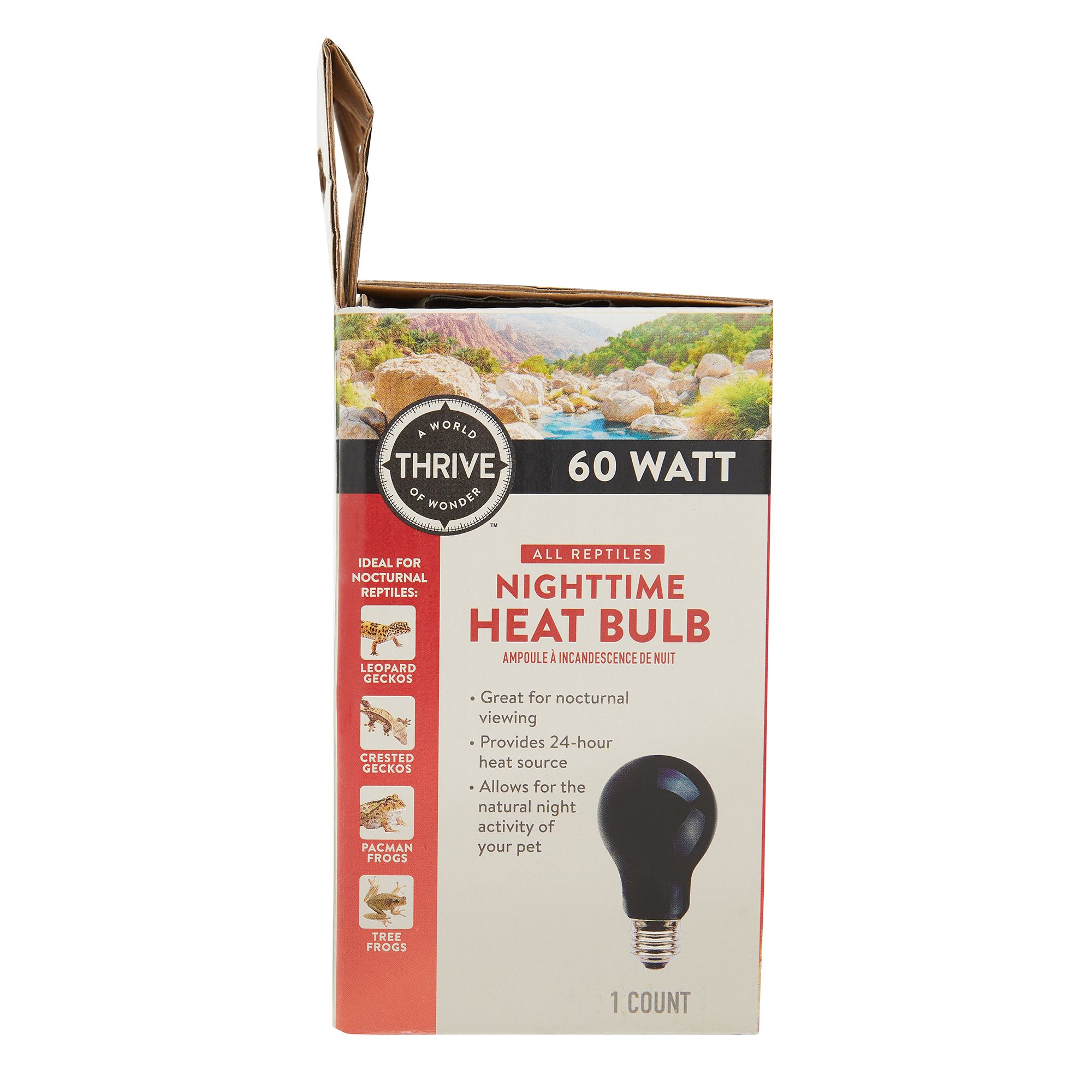 Thrive Reptile Nighttime Heat Bulb - Reptile Heat Bulb - 60-100W - thumbnail 4