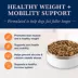 Blue Buffalo® Natural Veterinary Diet™ W+M Weight & Mobility Support Adult Dog Dry Food - Chic image thumbnail 3