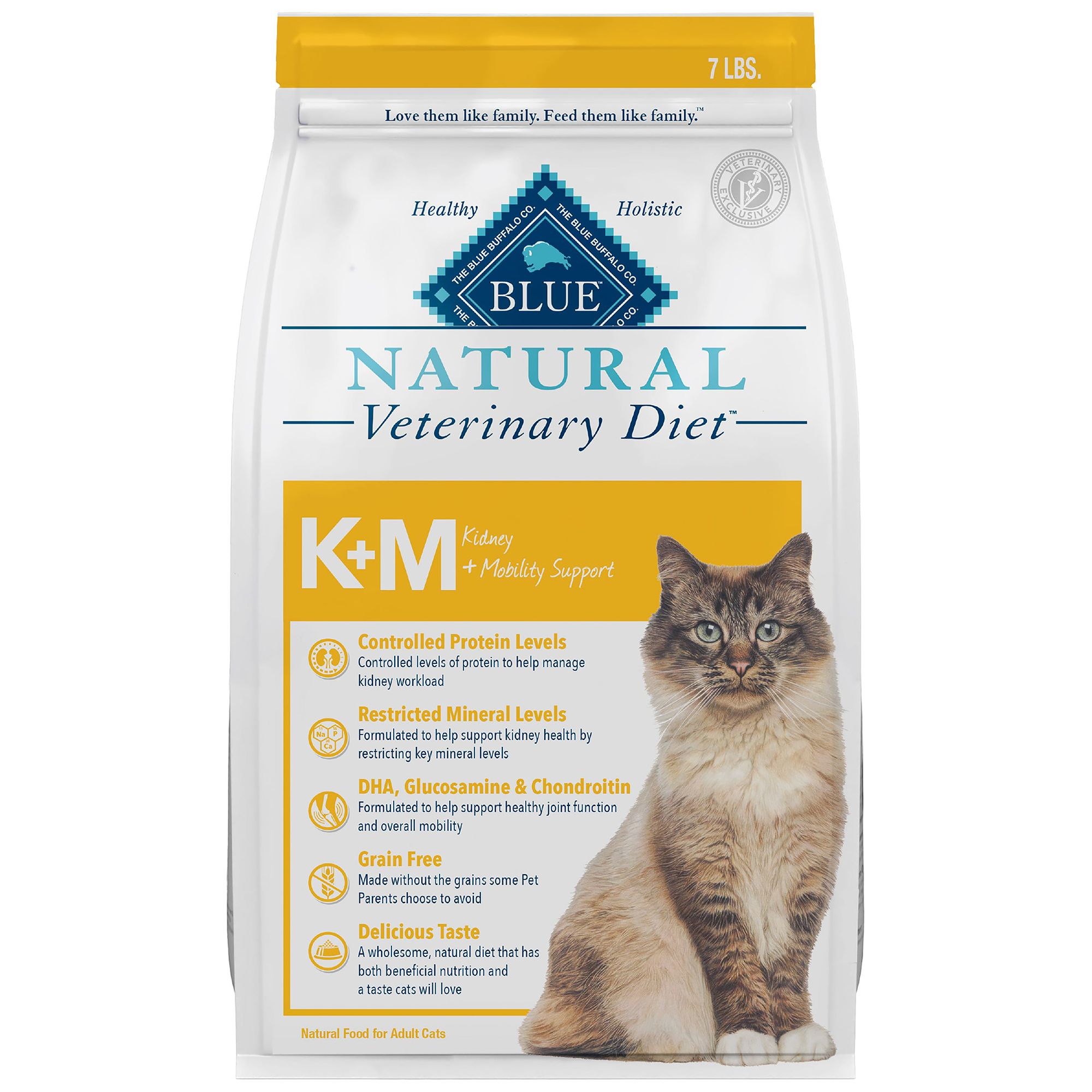 Blue Buffalo Blue Natural Veterinary Diet K M Adult Dry