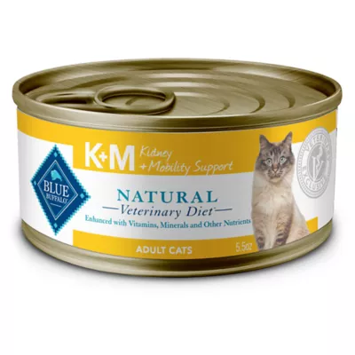 Blue Buffalo Blue Natural Veterinary Diet K M Adult Wet Cat Food Natural Chicken