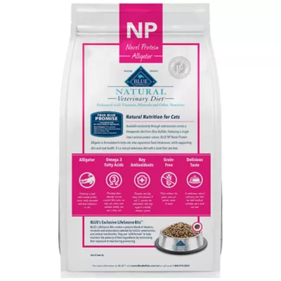 Product Blue Buffalo® Blue Natural Veterinary Diet™  All Life Stages Treat Cat Treats - Natural, Allig