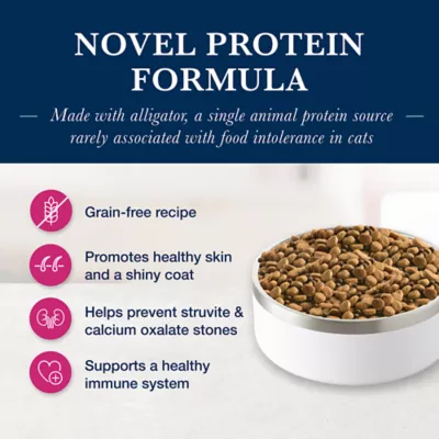 Product Blue Buffalo® Blue Natural Veterinary Diet™  All Life Stages Treat Cat Treats - Natural, Allig