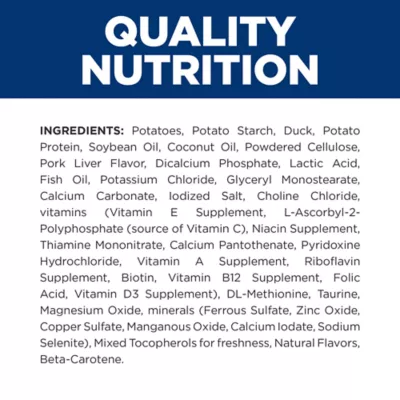Product Hill's® Prescription Diet® d/d Skin/Food Sensitivities Adult Dry Dog Food - Potato & Duck