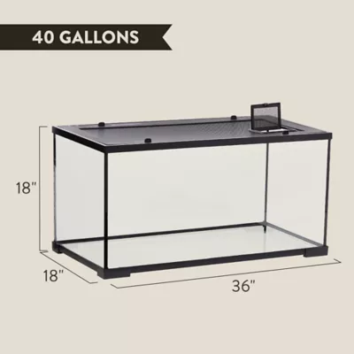 40 gallon reptile tank kit best sale