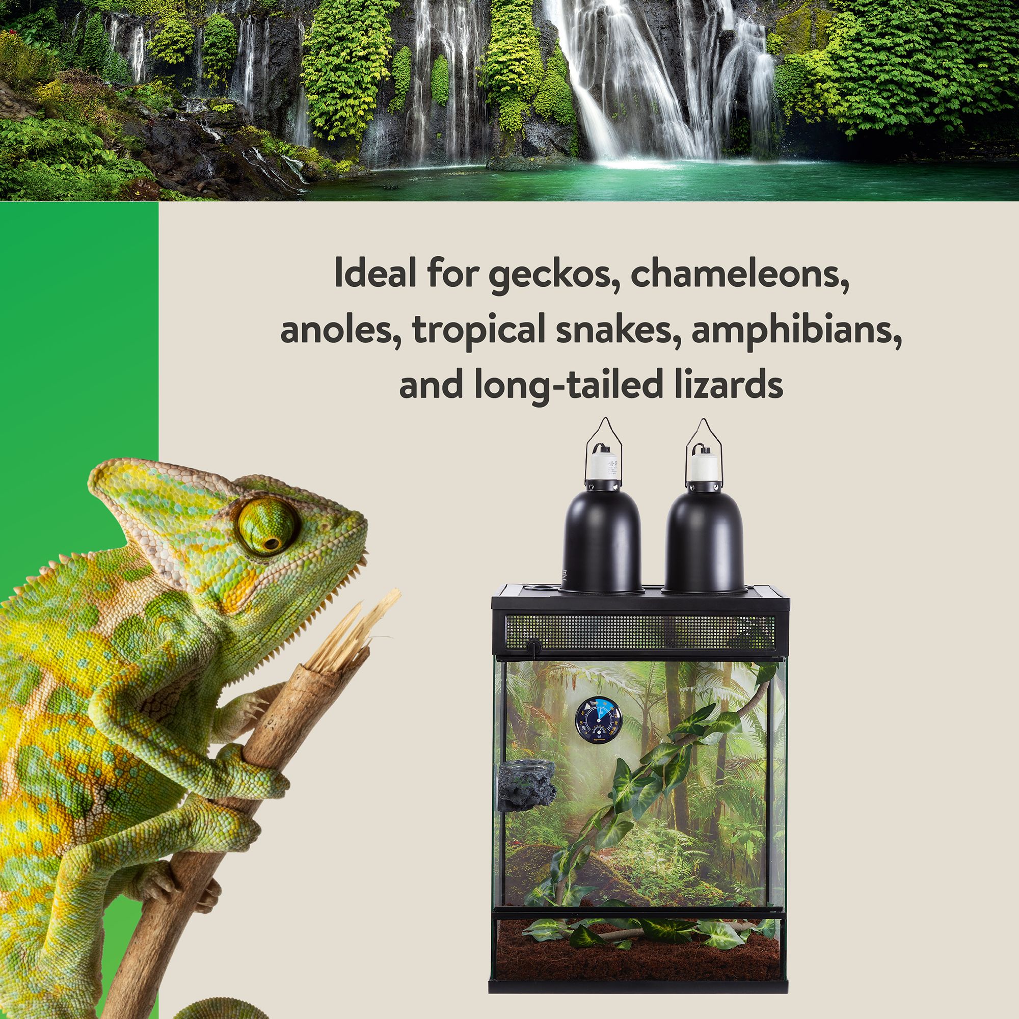 Thrive Tropical Reptile Terrarium Essentials Kit - 30 Gallon - 18x18x24 - thumbnail 6