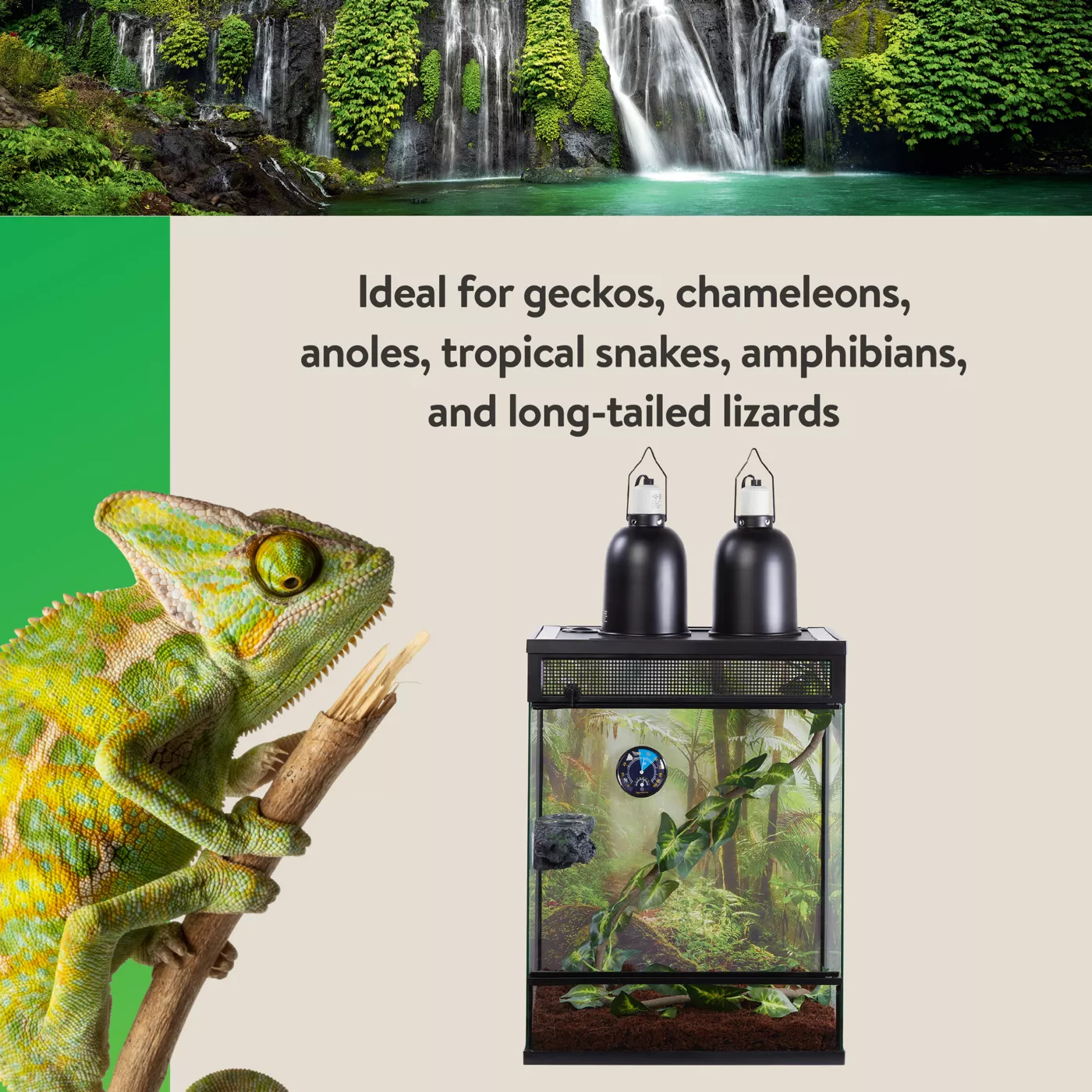 Thrive Tropical Reptile Terrarium Essentials Kit 30 Gallon