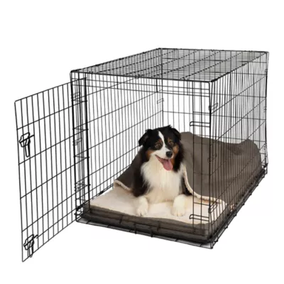 Snoozer® Luxury Microsuede Cozy Cave® Dog Crate Bed - Image 1