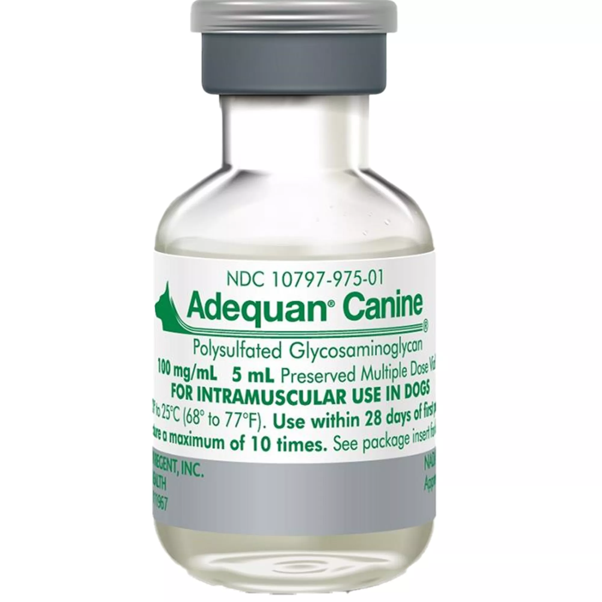 Adequan Canine Injection for Dogs, 100 mg/mL, 5 mL Vial