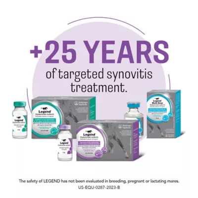 Legend Multi Dose (hyaluronate sodium) Injectable Solution for Horses, 20-mL Vial - Image 3