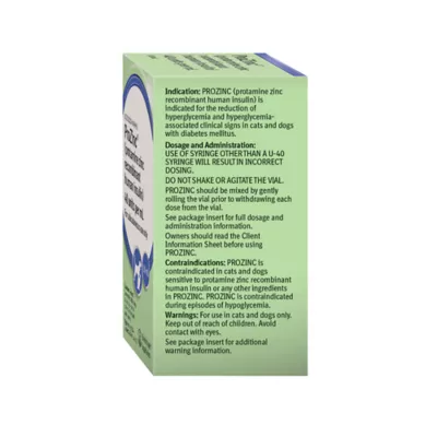 ProZinc (protamine zinc recombinant human insulin) U-40 Injectable for Dogs and Cats, 10 ml - Image 10