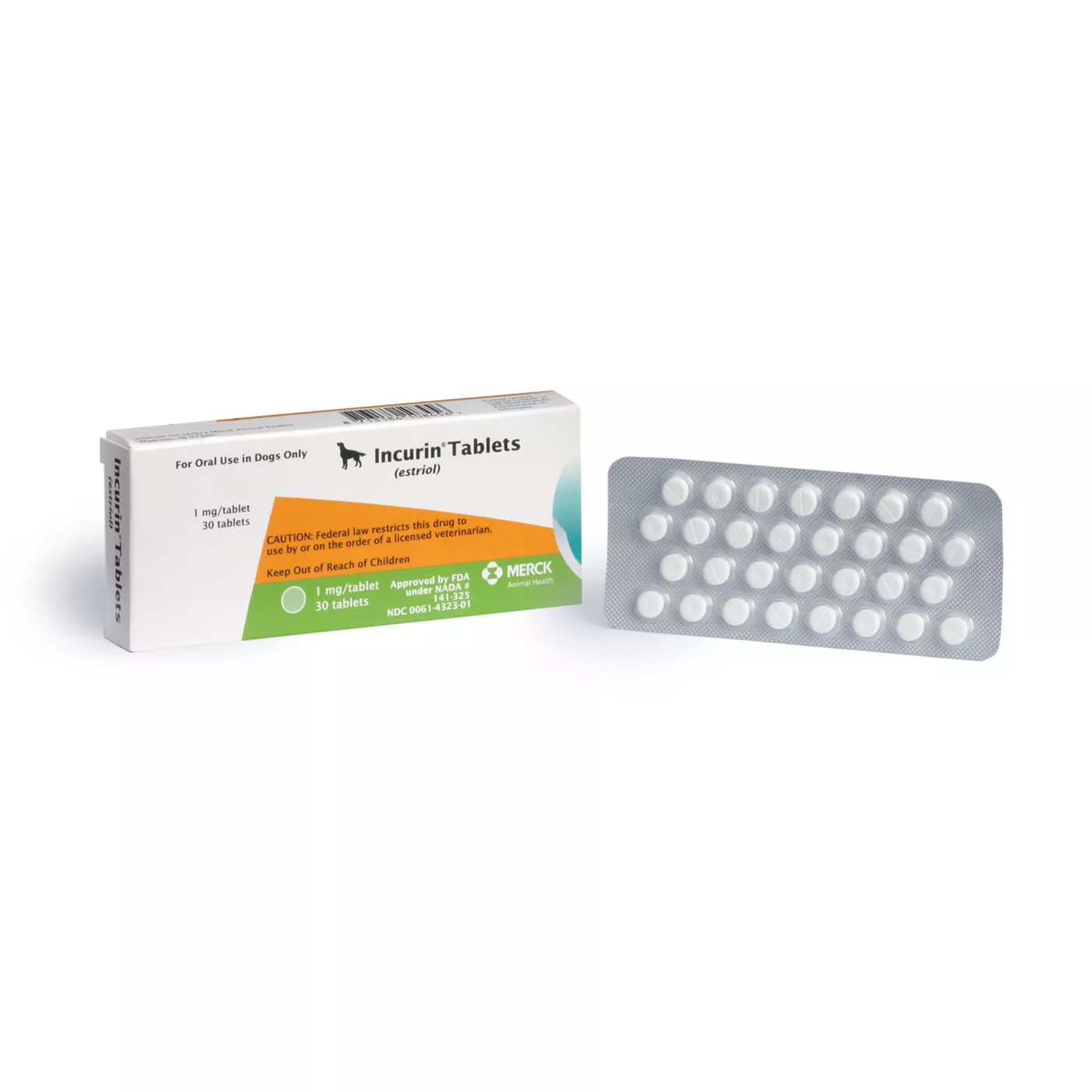 Product Incurin (Estriol) 1 mg, 30 Tablets