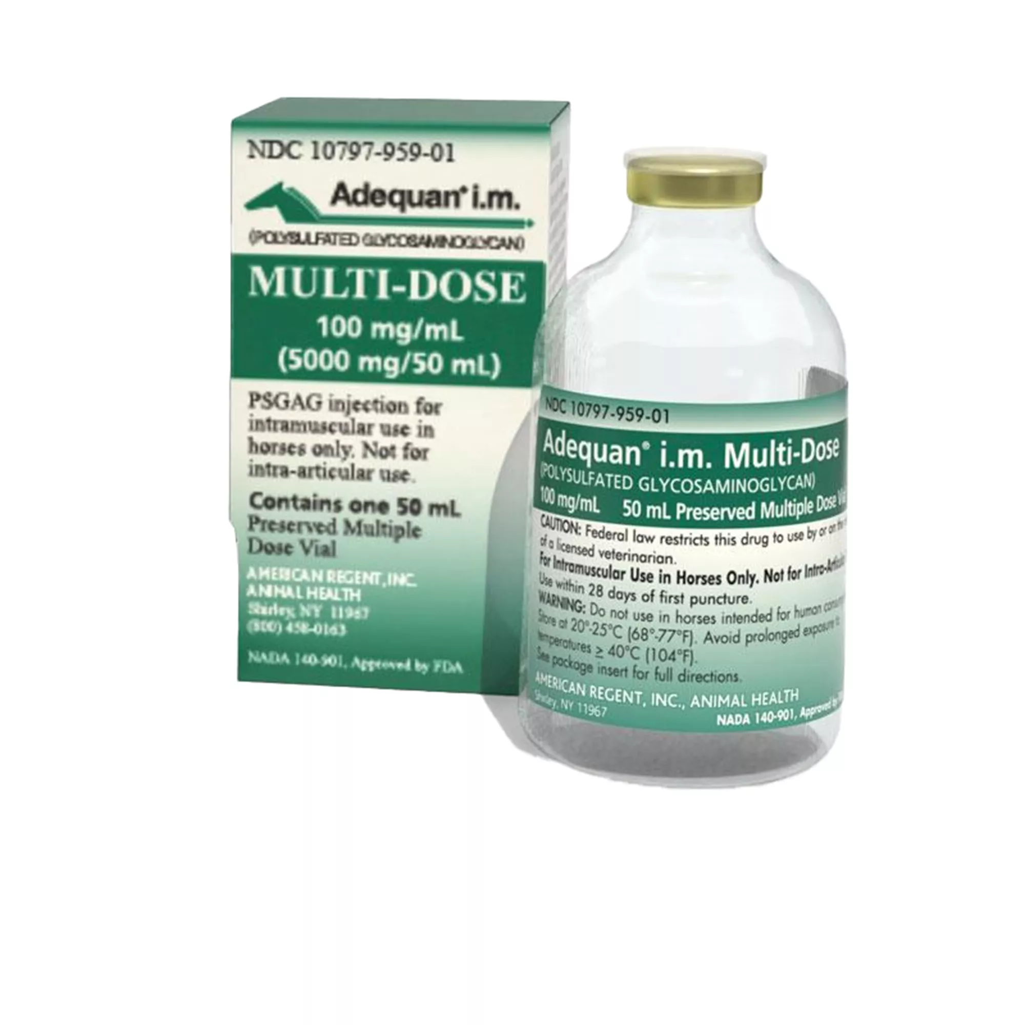 Adequan Equine I.M., 100mg/ml 50ml Vial