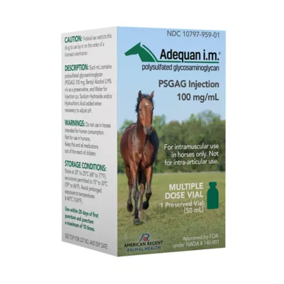 Adequan Equine I.M., 100mg/ml 50ml Vial - Image 3
