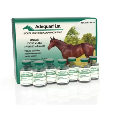 Product Adequan Equine I.M. for Horses 500mg/5ml 7 x 5ml Vials