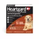 Product Heartgard Plus Chewables For Dogs 51-100 lbs Brown