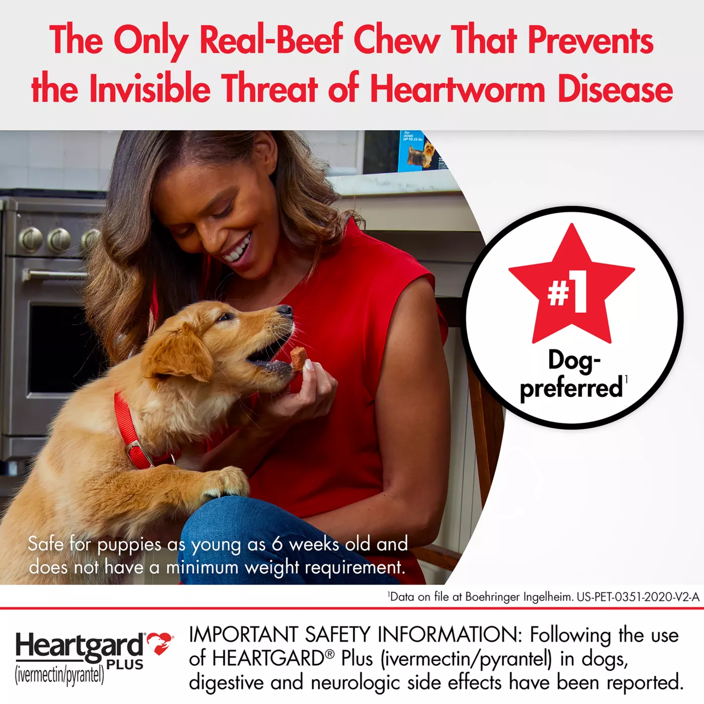 Heartgard Plus Chewables For Dogs 51 100 lbs Brown