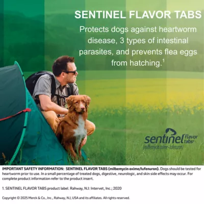 Sentinel Flavor Tabs for Dogs 2-10 lbs (Brown Box), 6 Tablets (6-Month Supply) - Image 6