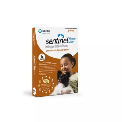 Product Sentinel Flavor Tabs for Dogs 2-10 lbs Brown