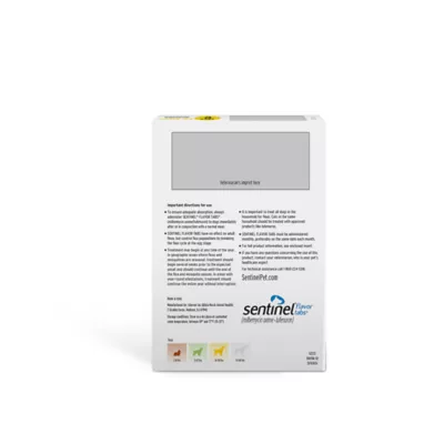Product Sentinel Flavor Tabs for Dogs 26-50 lbs Yellow