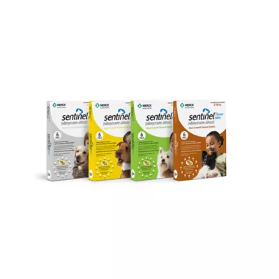 Product Sentinel Flavor Tabs for Dogs 26-50 lbs Yellow