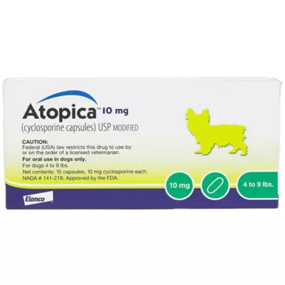 Product Atopica Capsules for Dogs - 10mg - 15 count