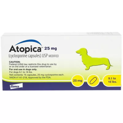 Product Atopica Capsules for Dogs - 25mg - 15 count