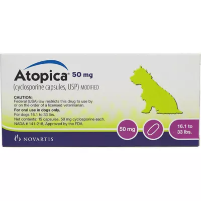 Product Atopica Capsules for Dogs - 50mg - 15 count