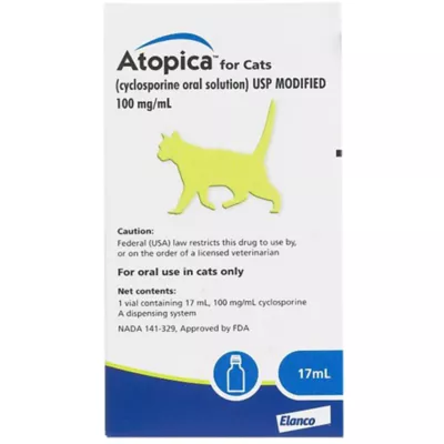Product Atopica for Cats 100mg/ml - 5 ml or 17 ml