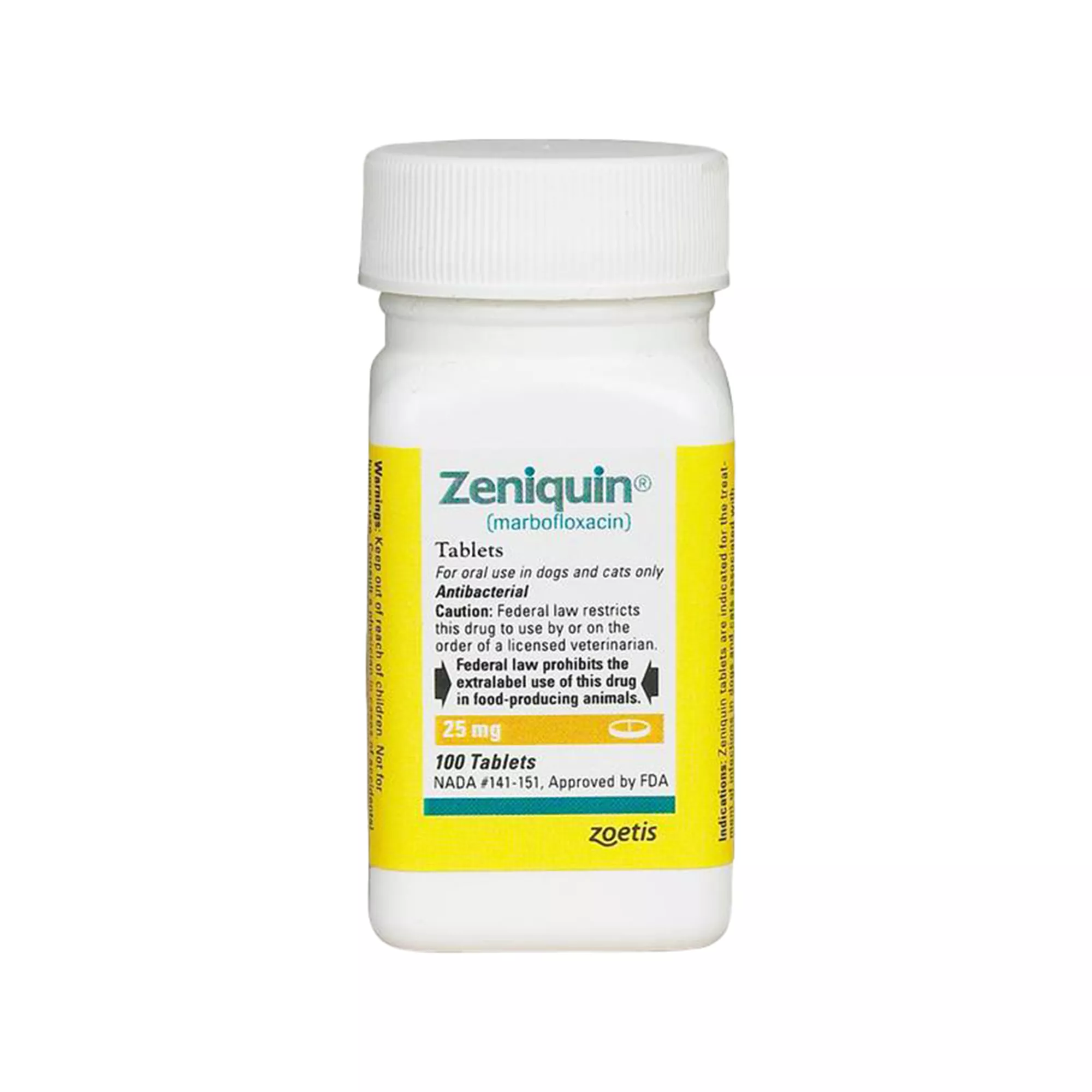 Zeniquin - 200 mg, 100 mg, 50 mg, or 25 mg - Single Tablet