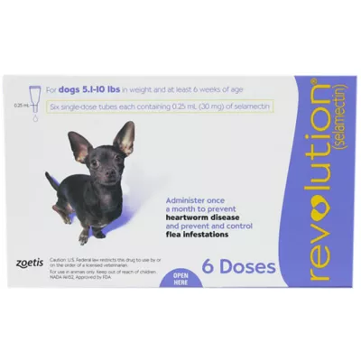 Product Revolution Topical for Dogs 5.1-10 Purple - 3 Month or 6 Month Supply