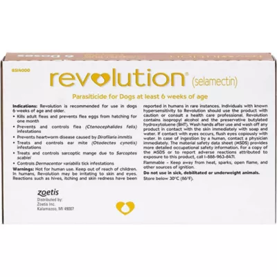 Product Revolution Topical for Dogs 10.1-20 Brown - 3 Month or 6 Month Supply