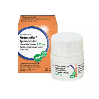 Product Vetmedin Chewable Tablets 1.25mg - 50 Count