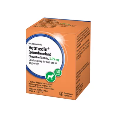 Product Vetmedin Chewable Tablets 1.25mg - 50 Count