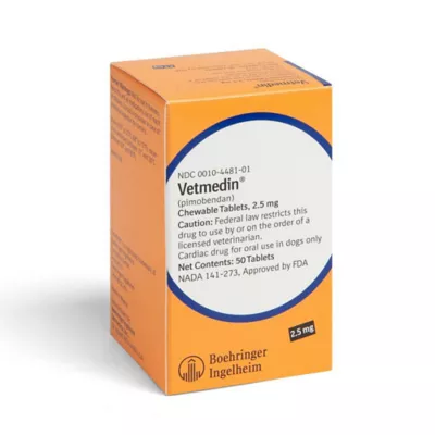 Product Vetmedin Chewable Tablets 2.5mg - 50 or 100 Count