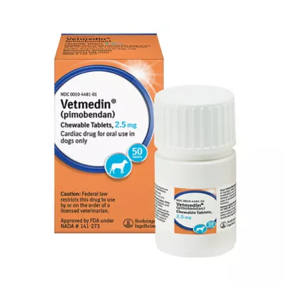 Product Vetmedin Chewable Tablets 2.5mg - 50 Count