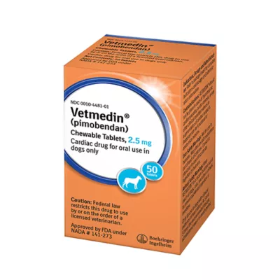Product Vetmedin Chewable Tablets 2.5mg - 50 Count