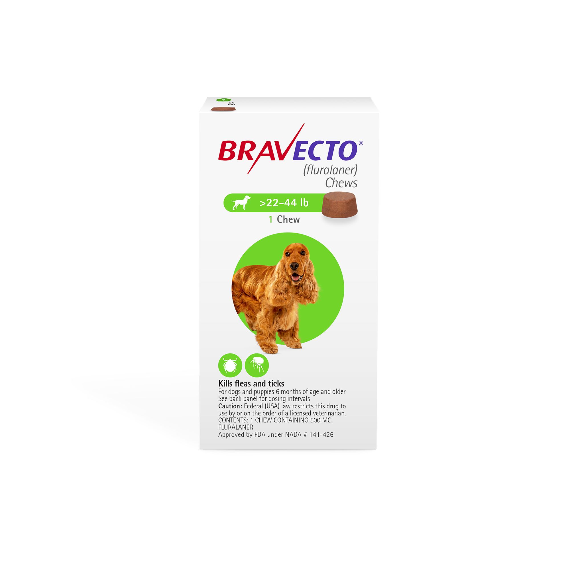 bravecto flea and tick chew