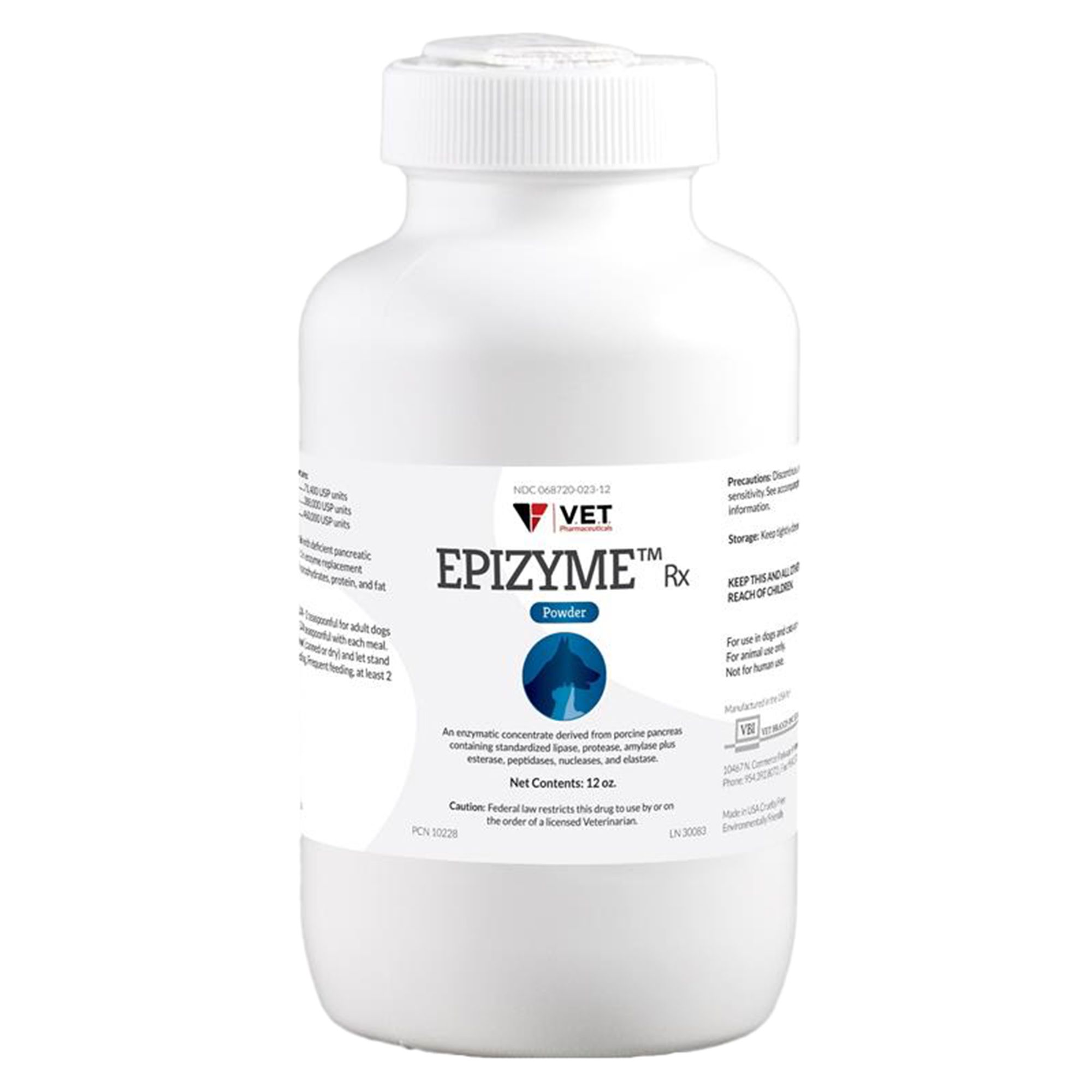 EPIZYME Powder for Dogs and Cats - 8oz or 12oz