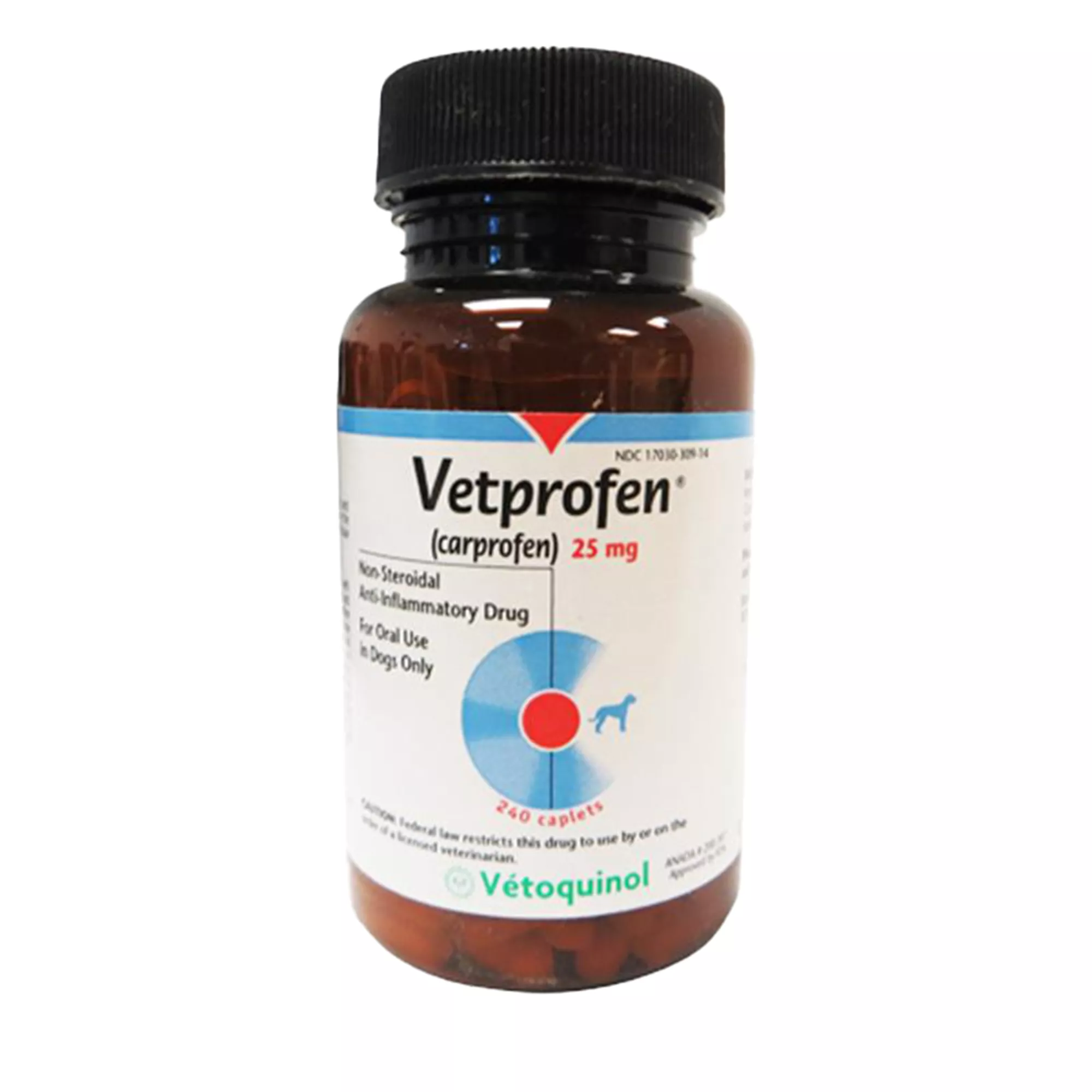 Vetprofen - 25 mg, 75 mg, 100 mg - Single Caplet