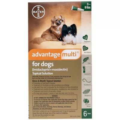 Product Advantage Multi Topical for Dogs 3-9 lbs Green