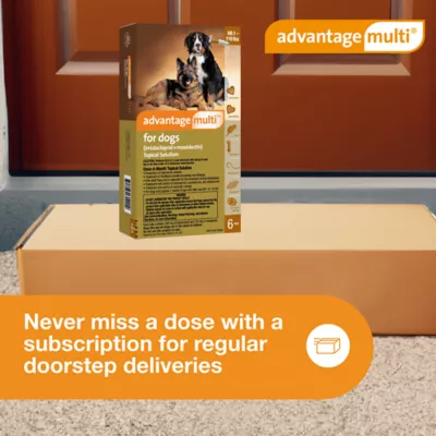 Advantage Multi Dog 6-in-1 Heartworm Prevention - Kills Fleas - Dogs 88.1-110 lbs. - 6-Month Supply - Image 8