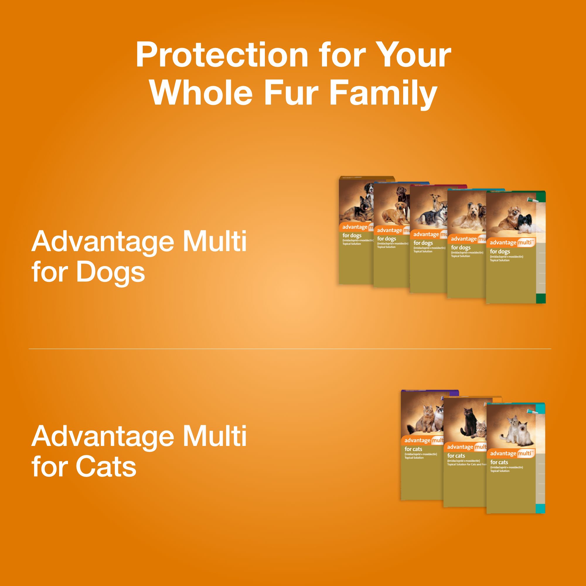 Advantage Multi Topical Solution for Cats, 5.1-9 lbs (Orange), 1 or 6 Month Supply - thumbnail 10