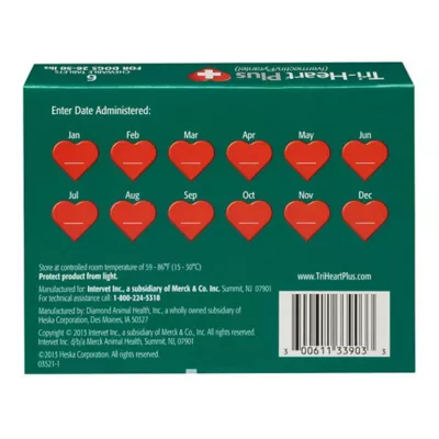 Product Tri-Heart Plus Chewable Tablets for Dogs 26-50 lbs Green