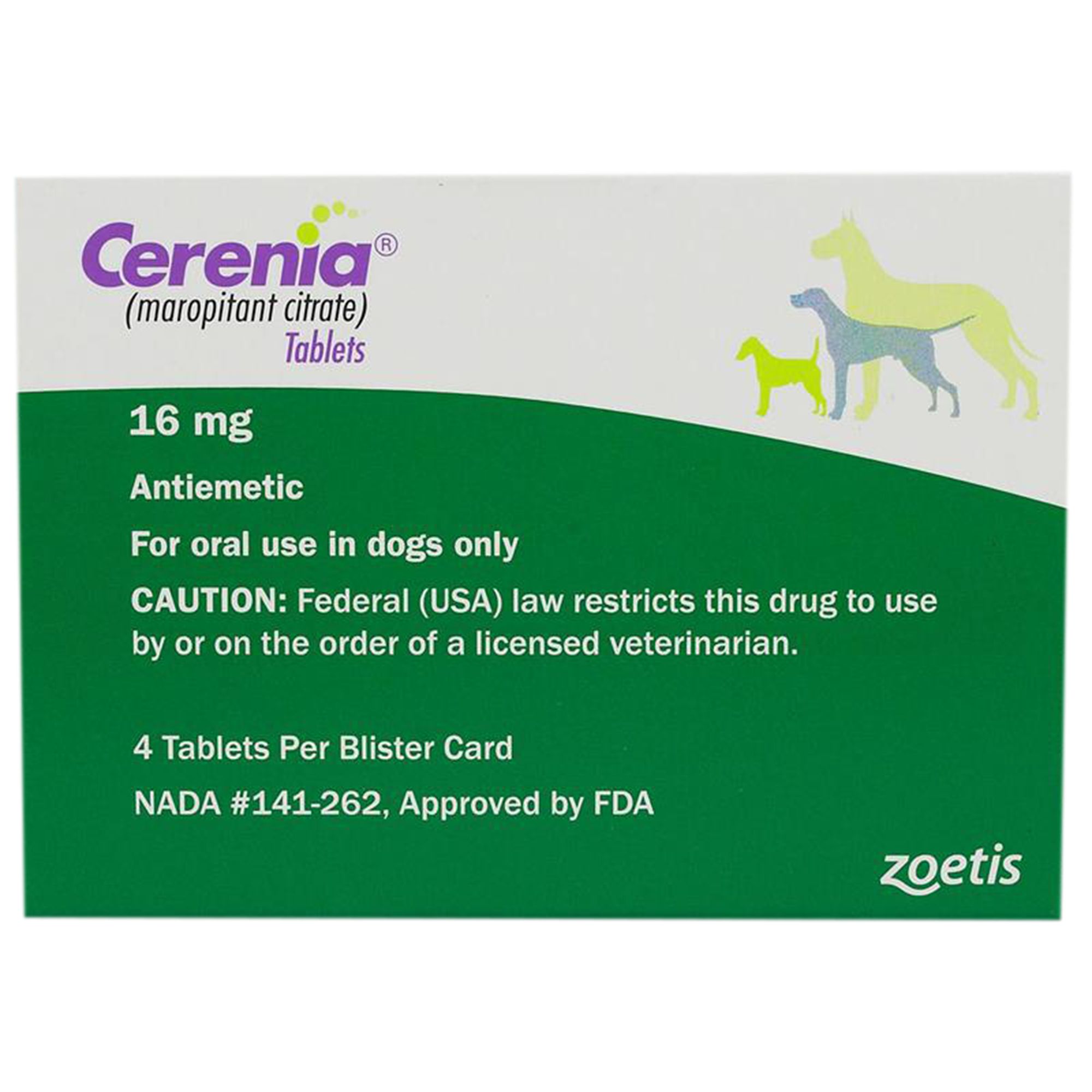 Cerenia Tablets 4 16mg 24mg 60mg 160mg Size 16 mg PetSmart