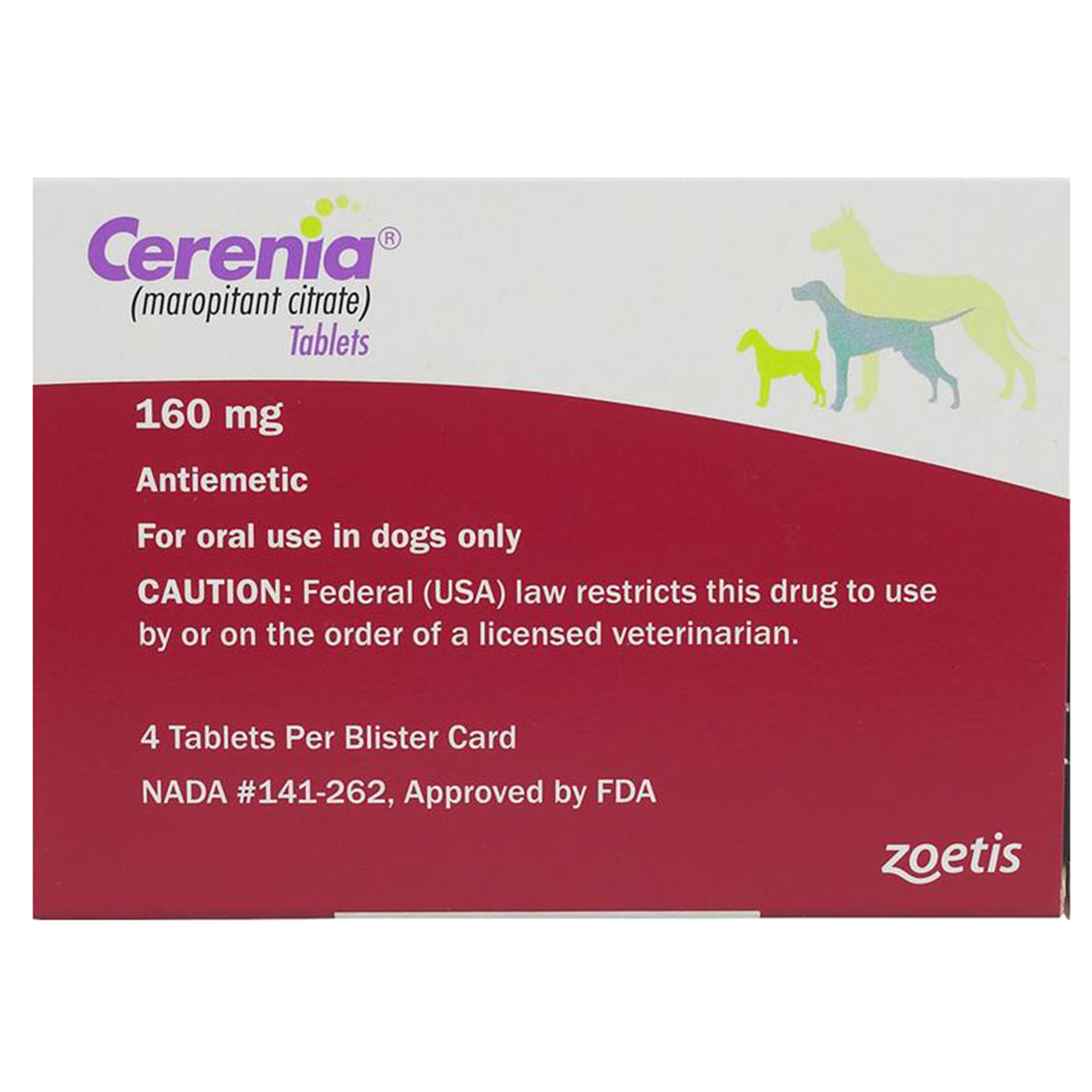 Cerenia Tablets 4 Tablets 16mg 24mg 60mg 160mg Pharmacy Digestive Tract Liver Pancreas Petsmart