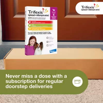 Trifexis Chewable Tablets for Dogs 5-10 lbs Pink - Image 8