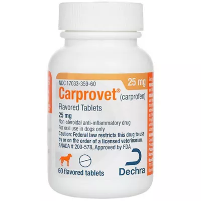 Product Carprovet (Carprofen) Flavored Tablets 25 mg - 60 or 180 Ct