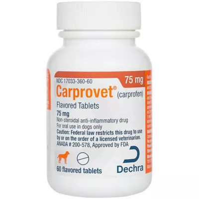 Product Carprovet (Carprofen) Flavored Tablets 75 mg - 60 or 180 Ct