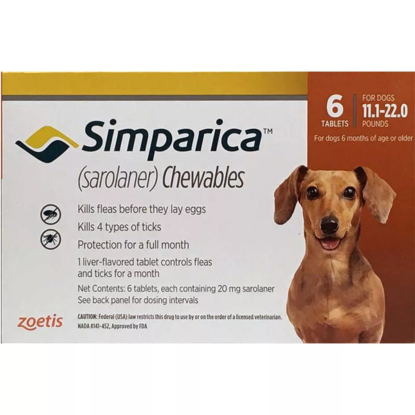 Orders flea medicine simparica